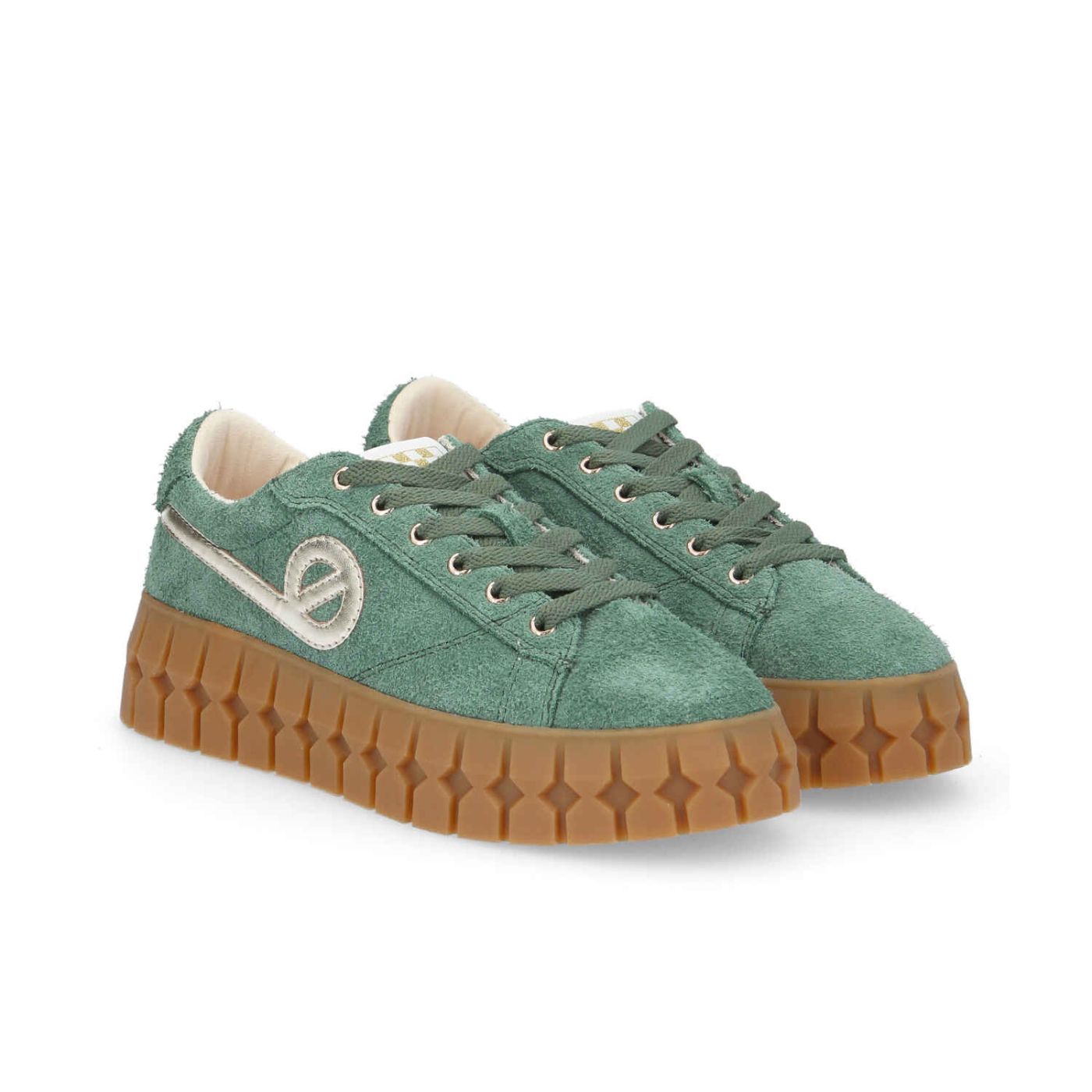 PLAY SNEAKER W  -  H.SUEDE/LOGO  - VERDE MENTA